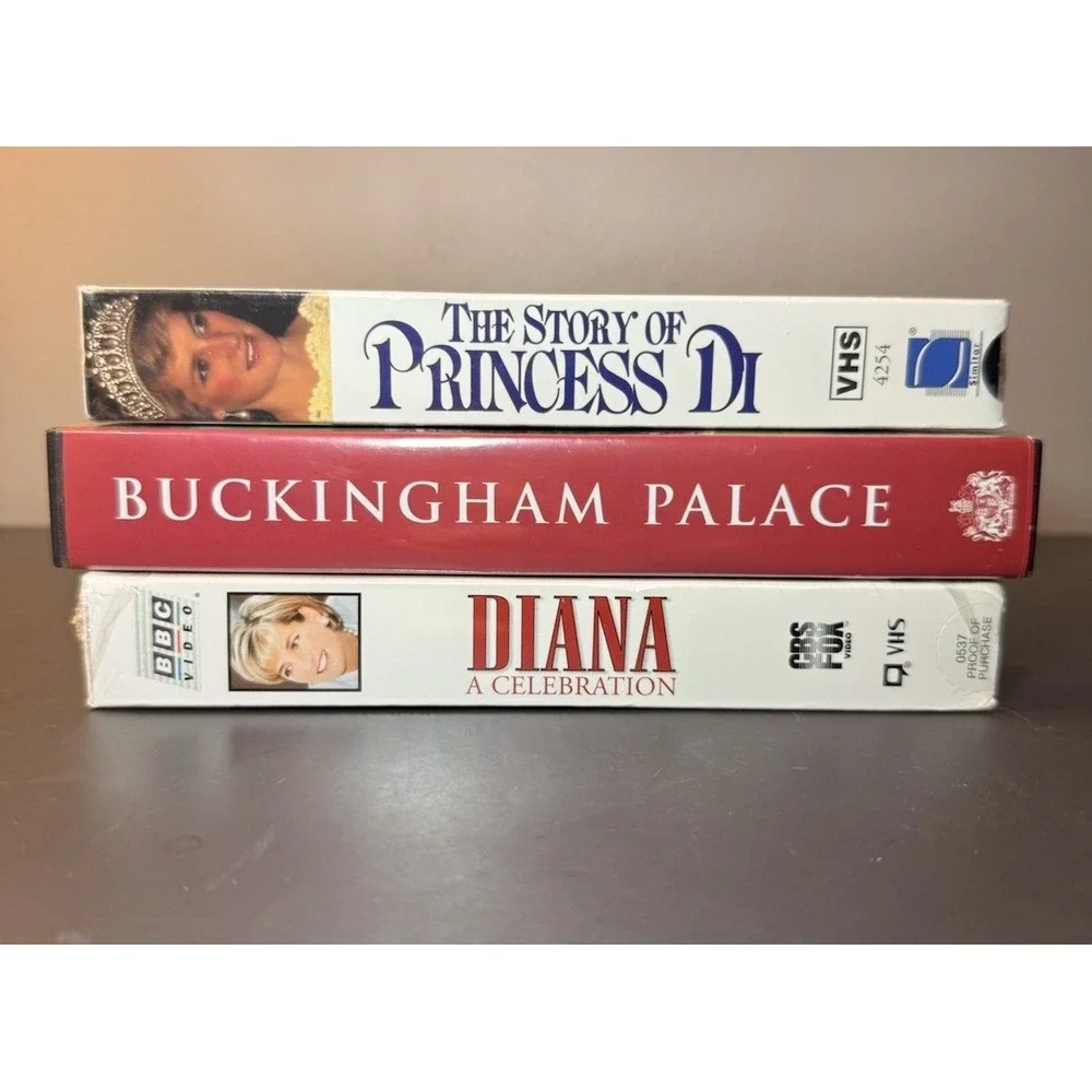 Princess‎ Diana VHS Tapes Brand New Sealed & Official Buckingham Palace Video
